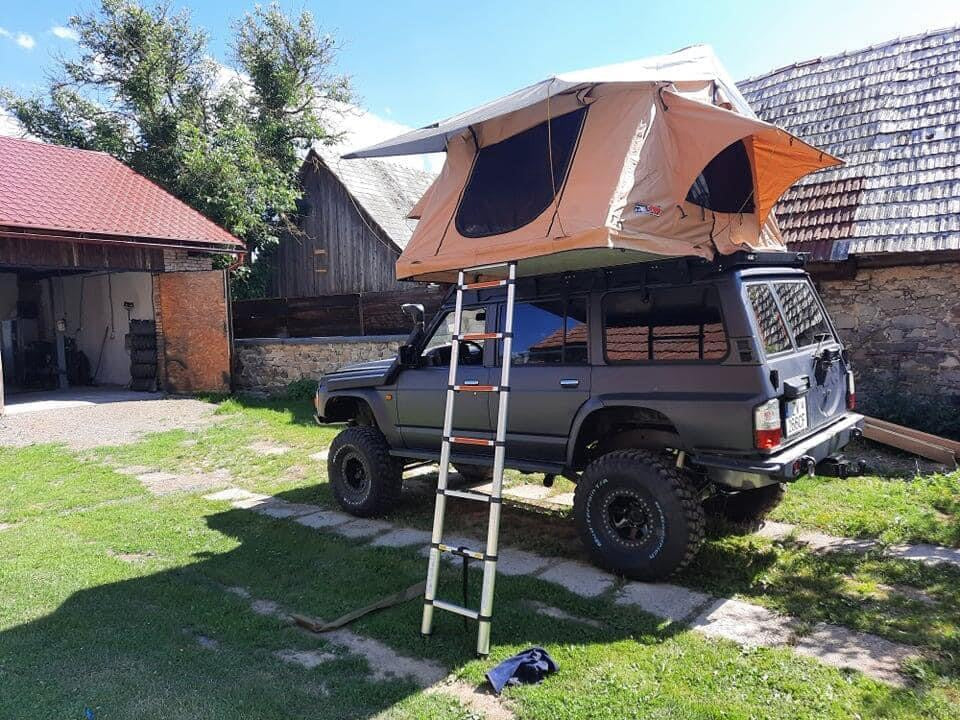 soft shell rooftop tent Mount A soft shell roof top tent – Zepka Customs / TRE4X4 USA