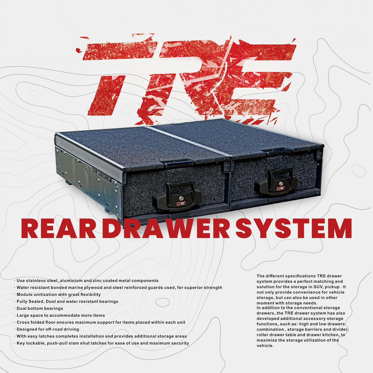 Storage Drawer Systems – Zepka Customs / TRE4X4 USA