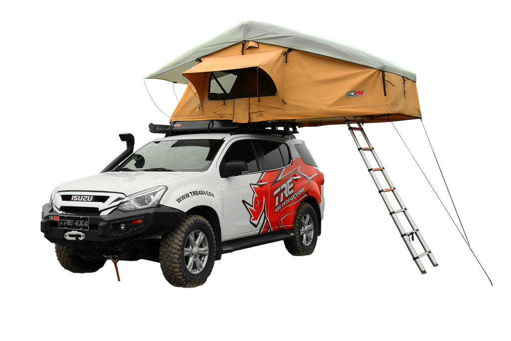 isuzu d'max roof top tent Mount B soft shell RTT – Zepka Customs / TRE4X4 USA