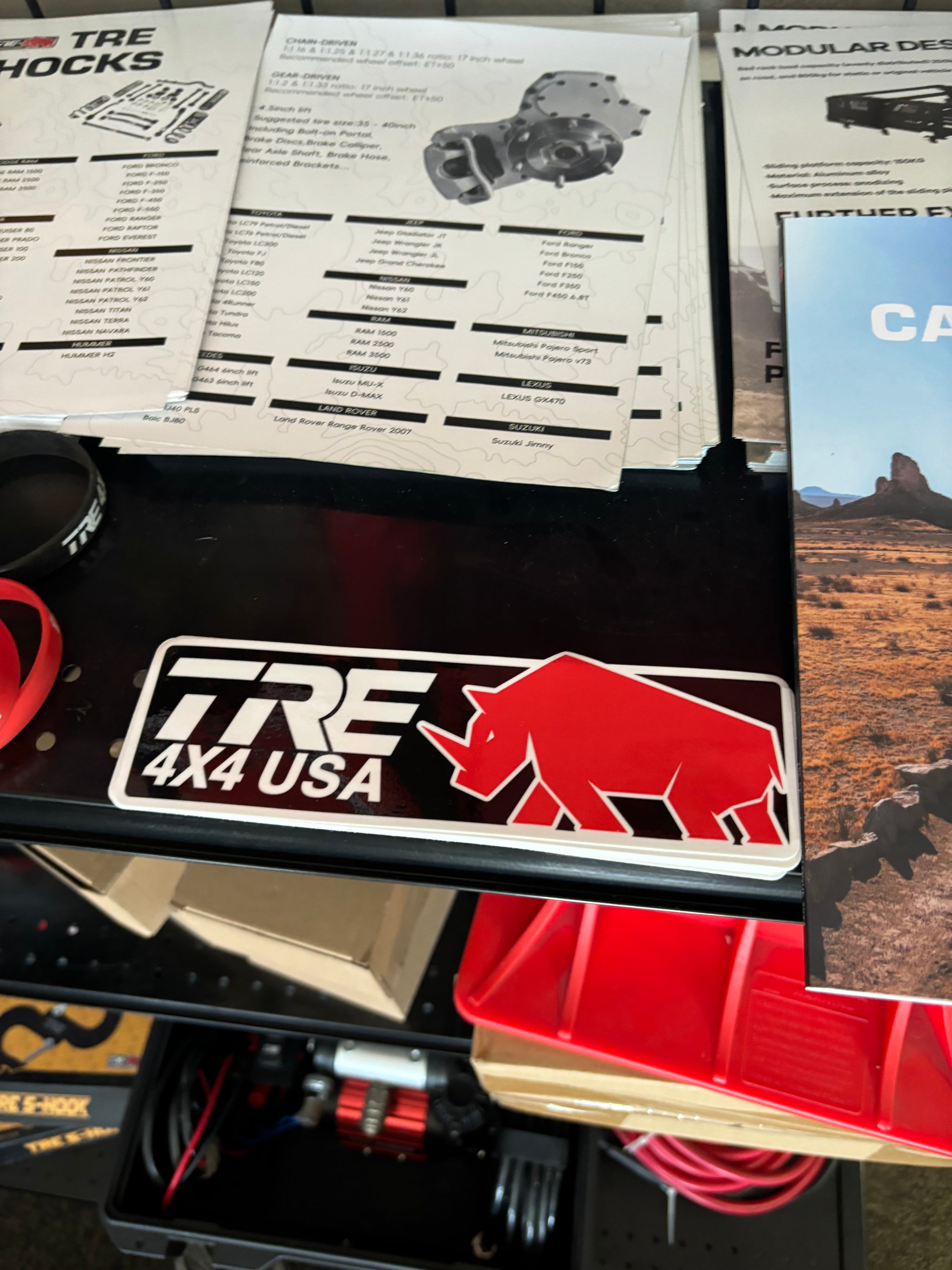 Tre4x4 USA sticker – Zepka Customs / TRE4X4 USA