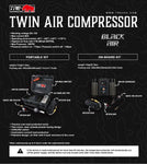 Portable Twin Air Compressor