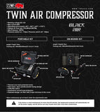 Portable Twin Air Compressor