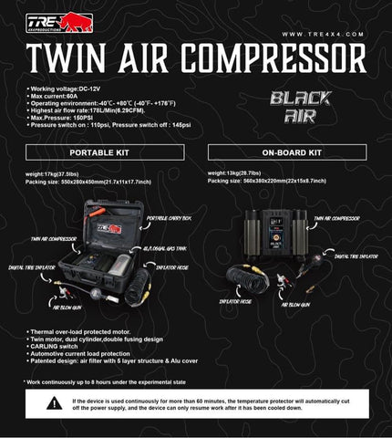Portable Twin Air Compressor
